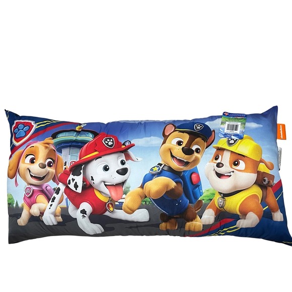 Nickelodeon Other - Nickelodeon Paw Patrol Kids Body Pillow Skye Marshall Chase & Rubble 17x34" NWT